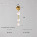 Elora Sculptural Glass Minimalist Wall Light