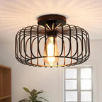 Modern Industrial Birdcage Ceiling Light