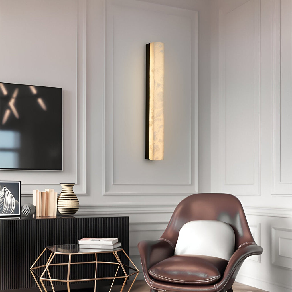 Emerson Modern Alabaster Wall Light