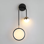 LED Nordic Sconce Round Rotatable Iron Wall Light
