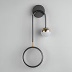 LED Nordic Sconce Round Rotatable Iron Wall Light