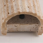 Solaro Travertine Garden Outdoor Wall Light