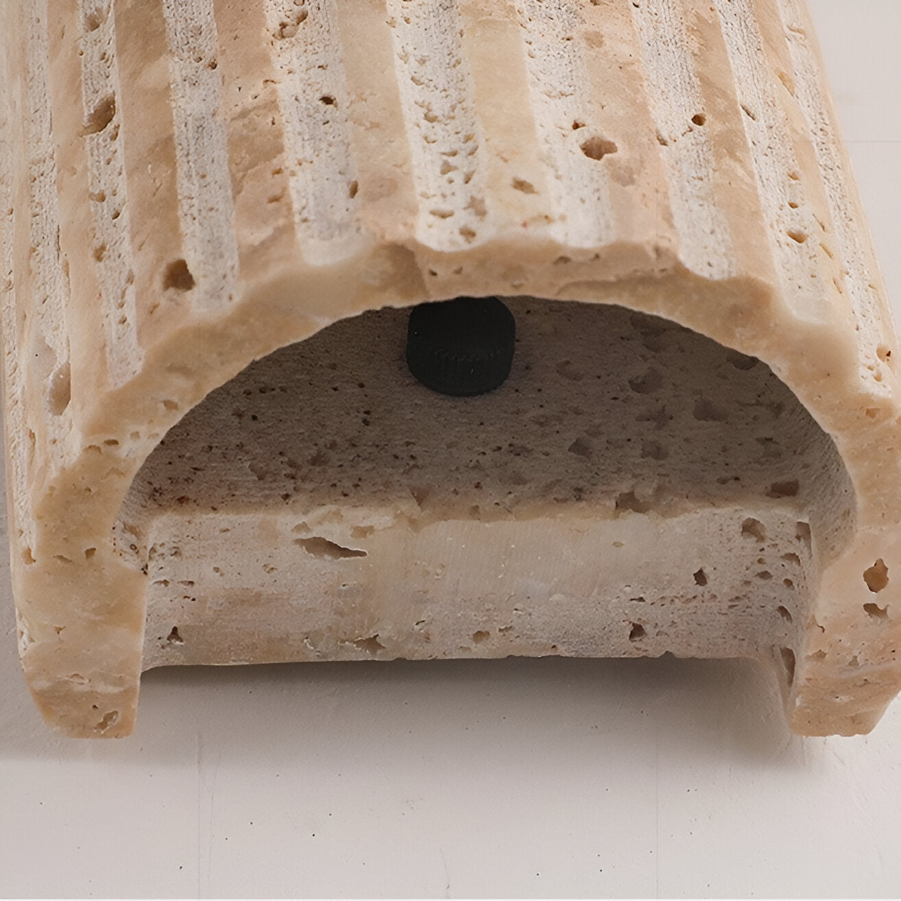Solaro Travertine Garden Outdoor Wall Light