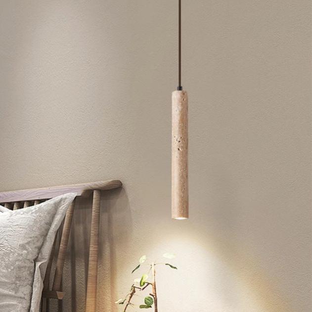 Travertine Minimalist Long Line Ceiling Light