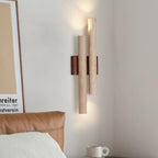 Travertine Retro Style Double Long Wall Light