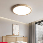 Travertine Japanese Style Round Ceiling Light