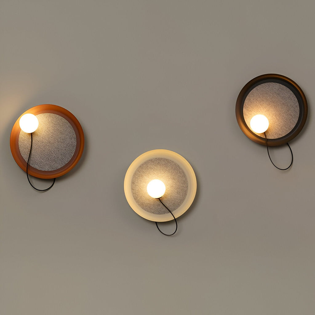 Nordic Modern Adjustable Circular Iron Wall Light