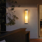 HaloGuard Semi Dome Outdoor Glass Wall Lamp
