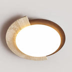 Travertine Retro Creative Geometric Ceiling Light