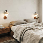 Yellow Travertine Wabi-Sabi Wall Light
