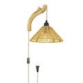 Boho Style Hand-Woven Wall Light