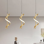 Nordic Spiral Acrylic Chandelier