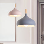 Nordic Wood Macaroon Pendant Light