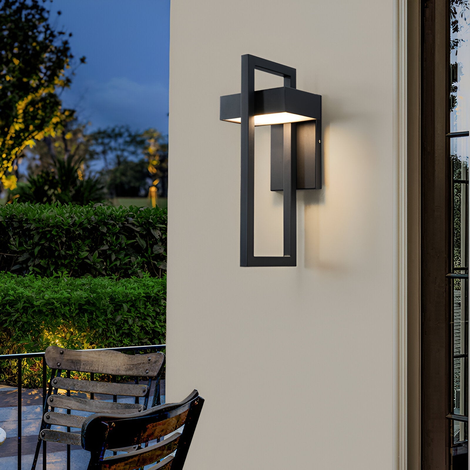 Luminous Twilight Glow Waterproof Outdoor Wall Light