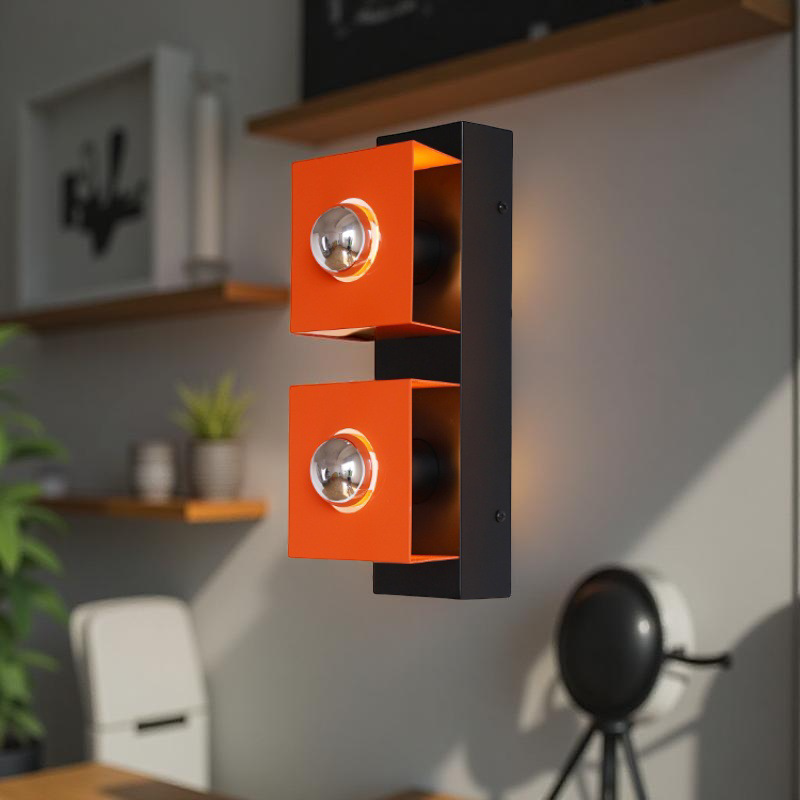 Nordi Vintage Bauhaus Iron Wall Light