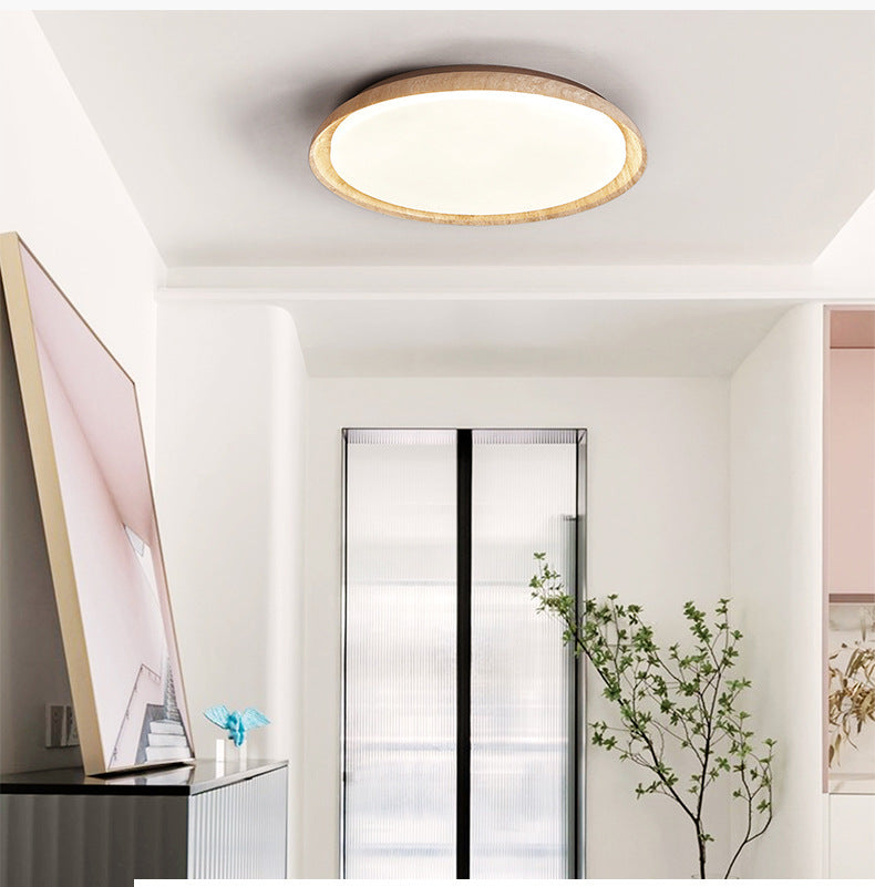 Travertine Japanese Wabi-Sabi Style Retro Ceiling Light