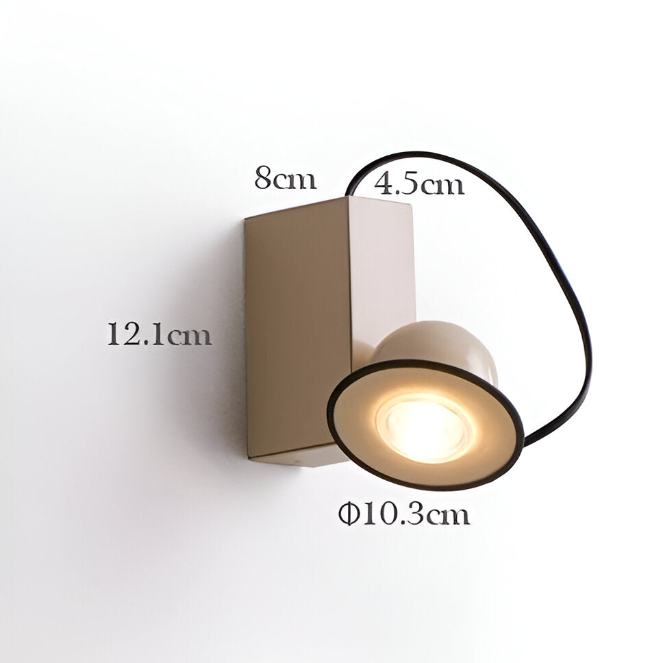 Retro Style Minibox Magnetic Wall Light