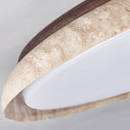 Travertine Japanese Wabi-Sabi Style Retro Ceiling Light