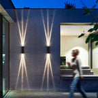 Outdoor LED Three-Beam Wall Light