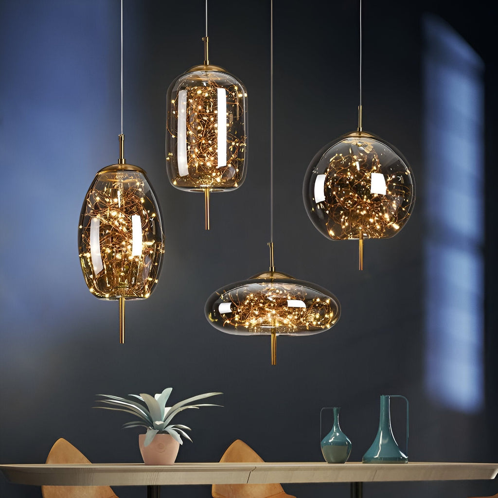 Nordic Luxury Modern Glass Pendant Light