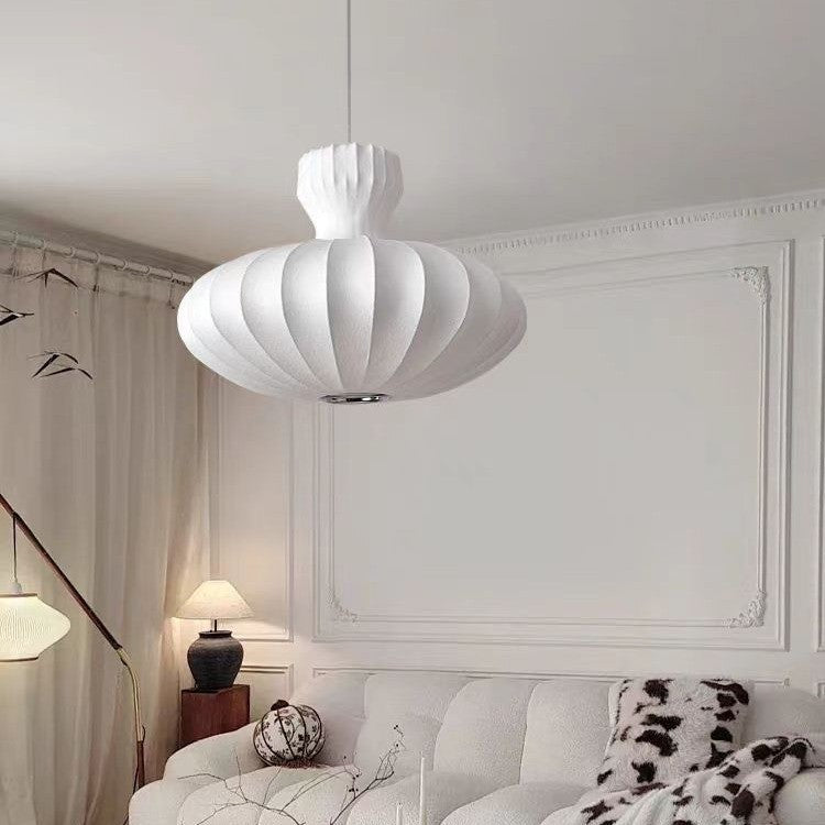 Mushin Glow Wabi-Sabi Silk Pendant Light