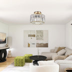 Elegant Crystal Flush Mount Ceiling Light