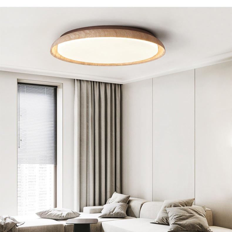 Travertine Japanese Wabi-Sabi Style Retro Ceiling Light