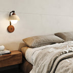 Yellow Travertine Wabi-Sabi Wall Light