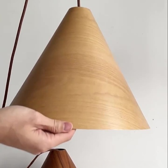 Nordic Wood Art Pendant Light