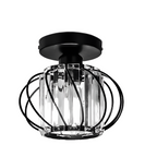 Retro Modern Iron Oblique Line Ceiling Light