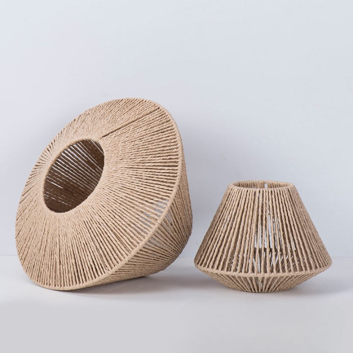Pastoral Style Handmade Paper Pendant Light