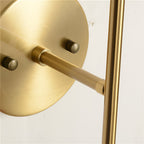 Retro Style Shadeless Single Head Wall Light