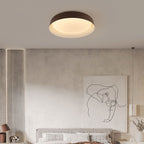 Wabi-Sabi Style Wood Grain Round Ceiling Light