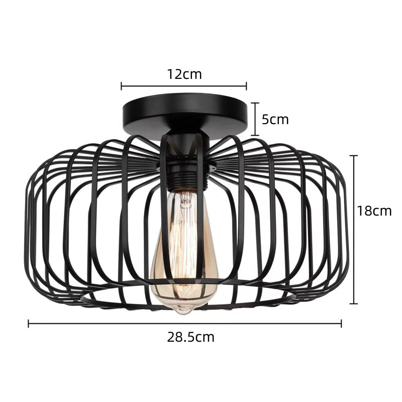 Modern Industrial Birdcage Ceiling Light