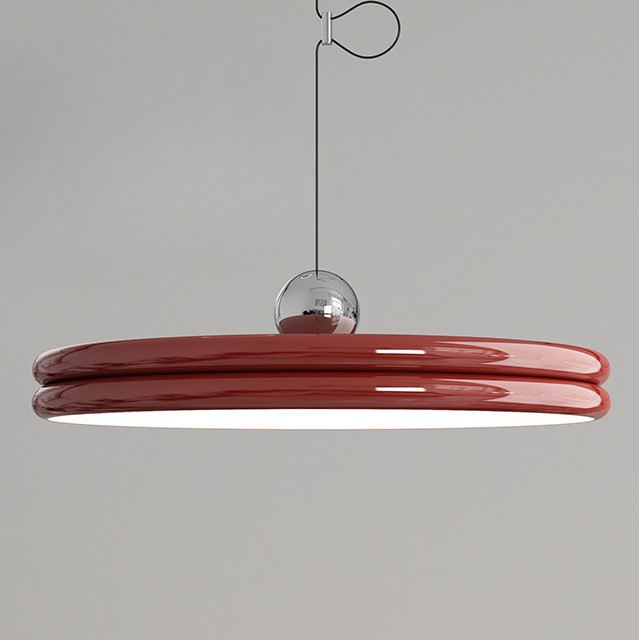 Rocker Movable Arm Flying Saucer Pendant Light