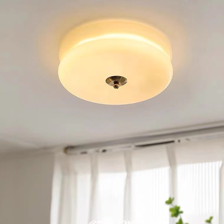 Aurelio Art Deco Vintage Glass Ceiling Light