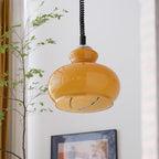 Lunea Nordic Adjustable Retro Cream Glass Pendant Light