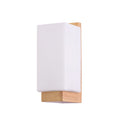 Einar Nordic Wood Glass Wall Lamp