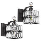Nordic Style Iron Crystal Wall Light