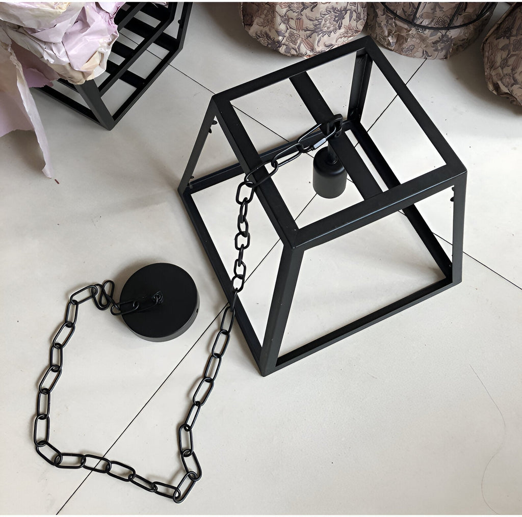 Arlo Retro Industrial Glass Pendant Light