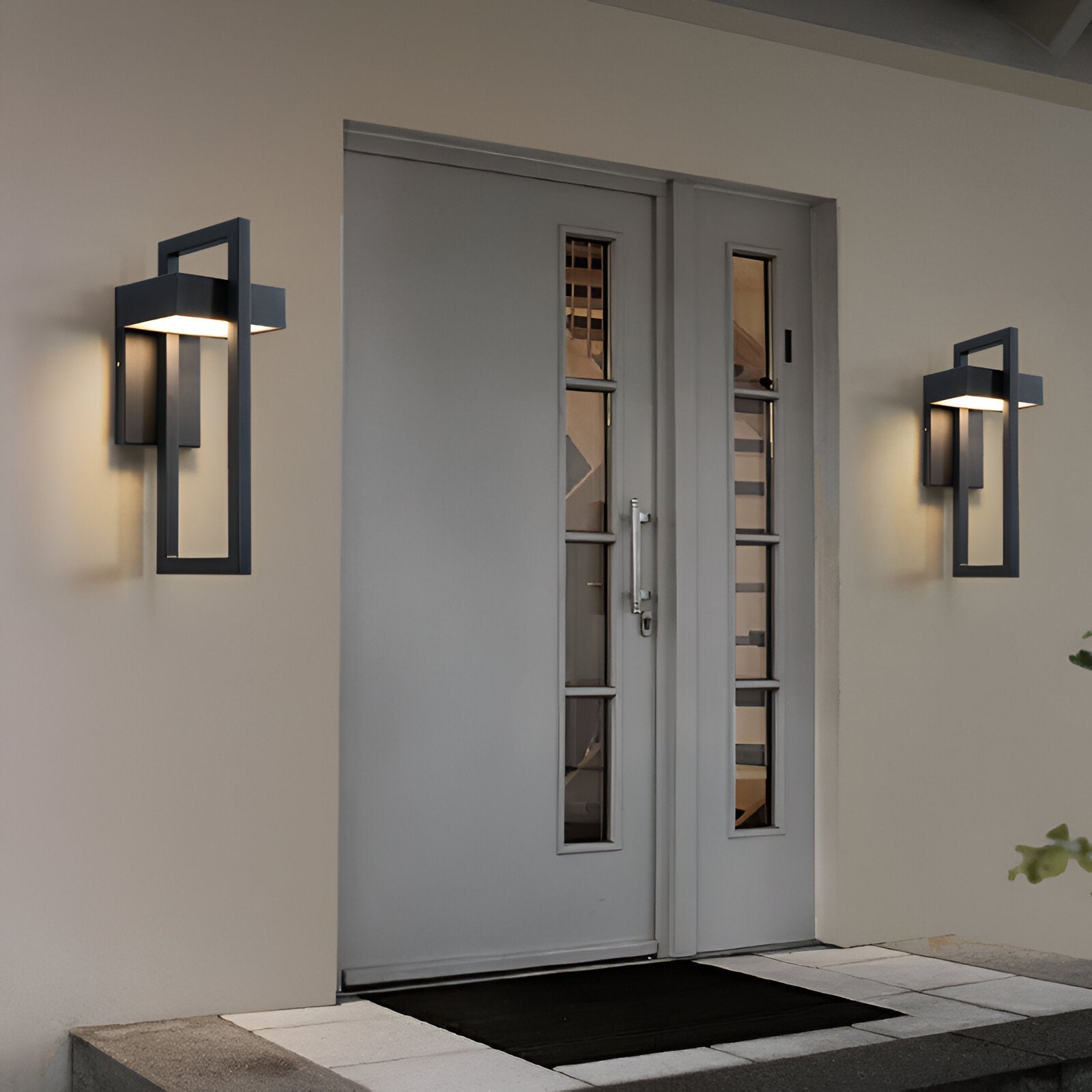 Luminous Twilight Glow Waterproof Outdoor Wall Light