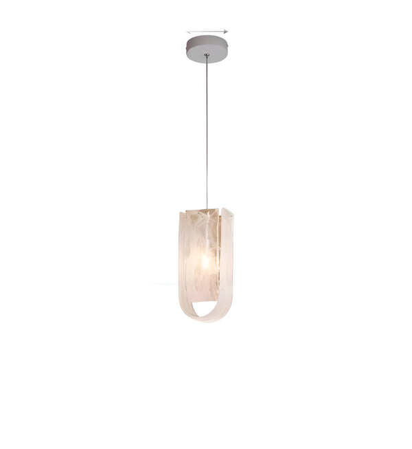 Italian Light Cloud Glass Pendant Light