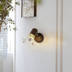 Japanese Retro Style Walnut Haughanv Wall Light