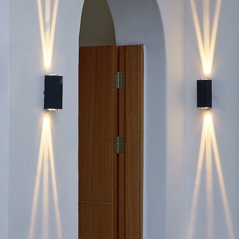 Outdoor LED Three-Beam Wall Light