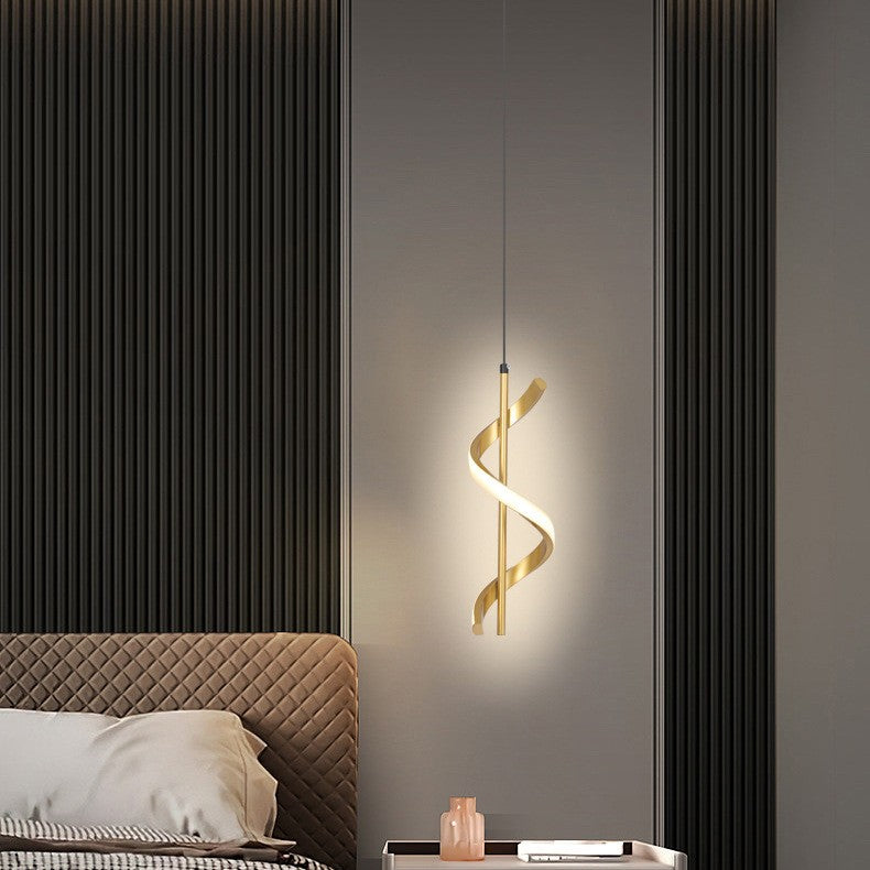 Nordic Spiral Acrylic Chandelier