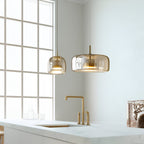 Retro Hailie Modern Glass LED Pendant Light