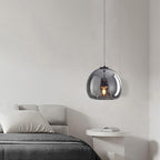 Nordic Minimalist Glass Stone LED Pendant Light