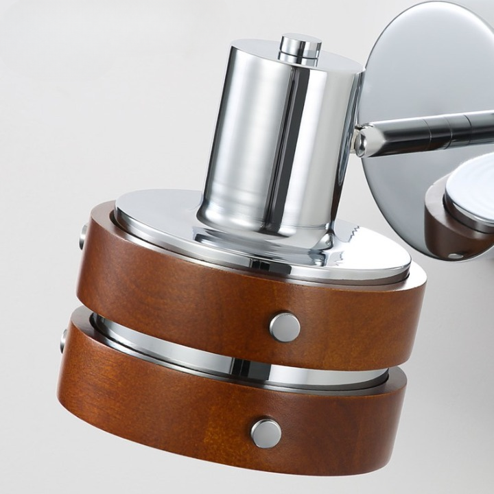 Elric Traditional Vintage Cylinder Wood Wall Light