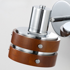 Elric Traditional Vintage Cylinder Wood Wall Light