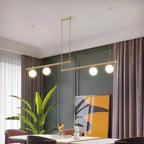 Nordic Glass Linear Luxury Pendant Light